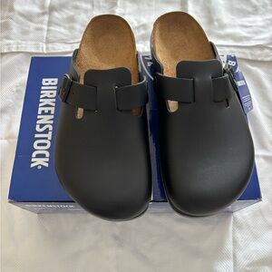 Birkenstock Boston BS Super Grip Clog Women's Size 11 Black Regular Fit